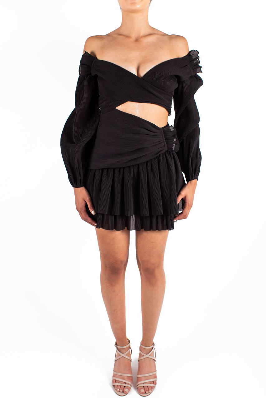 Golden Surfer Dress Black Front