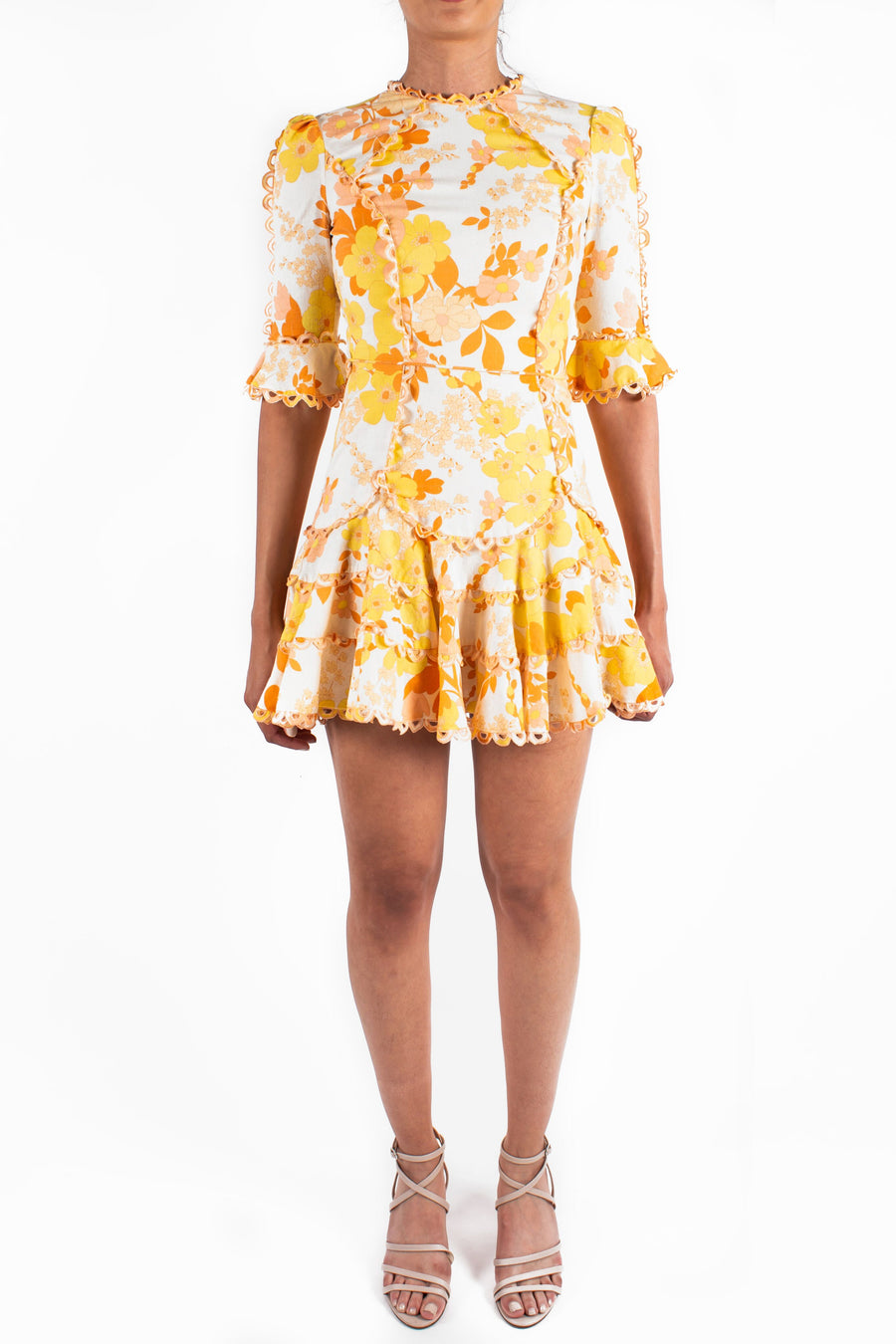 Primrose Flutter Dress Front