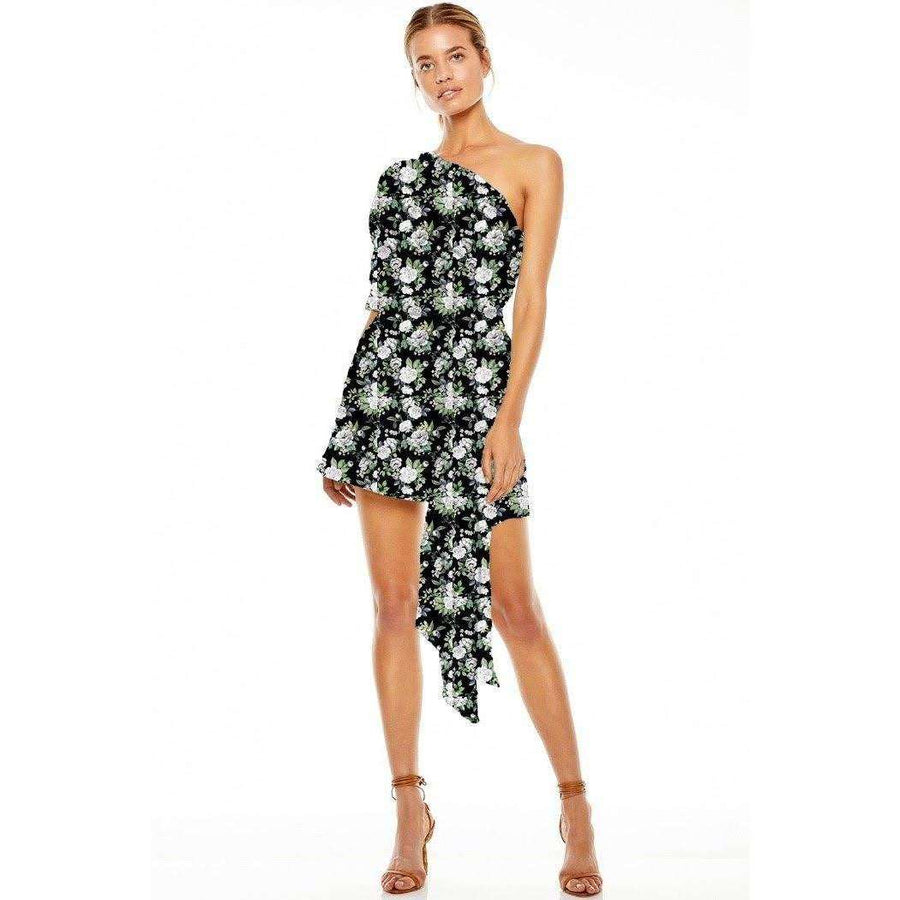 Tropo Dreams Mini Dress Dark Floral