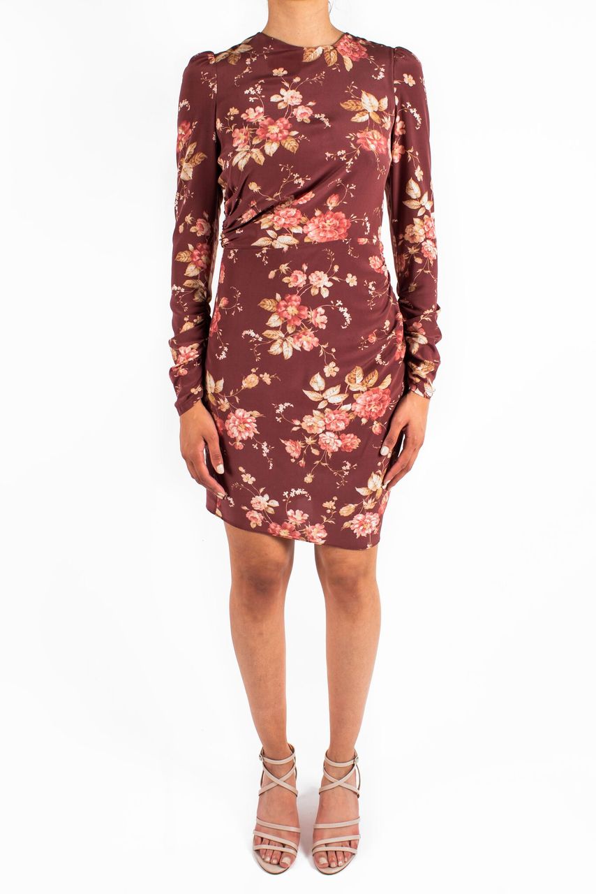 Unbridled Draped Mini Dress Front