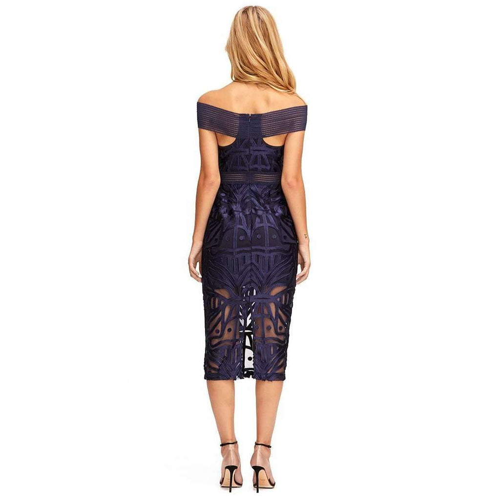 Lunar Eclipse Midi Dress Indigo