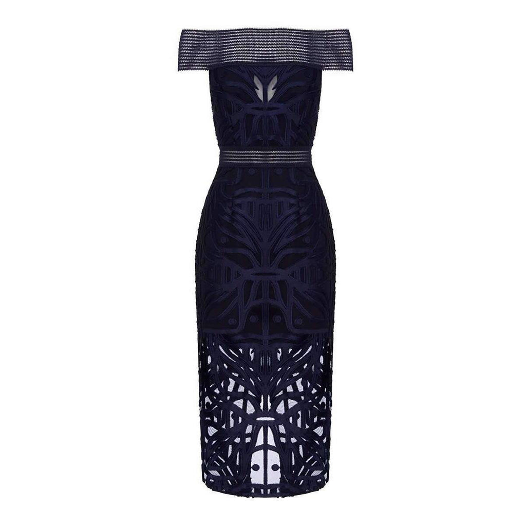 Lunar Eclipse Midi Dress Indigo