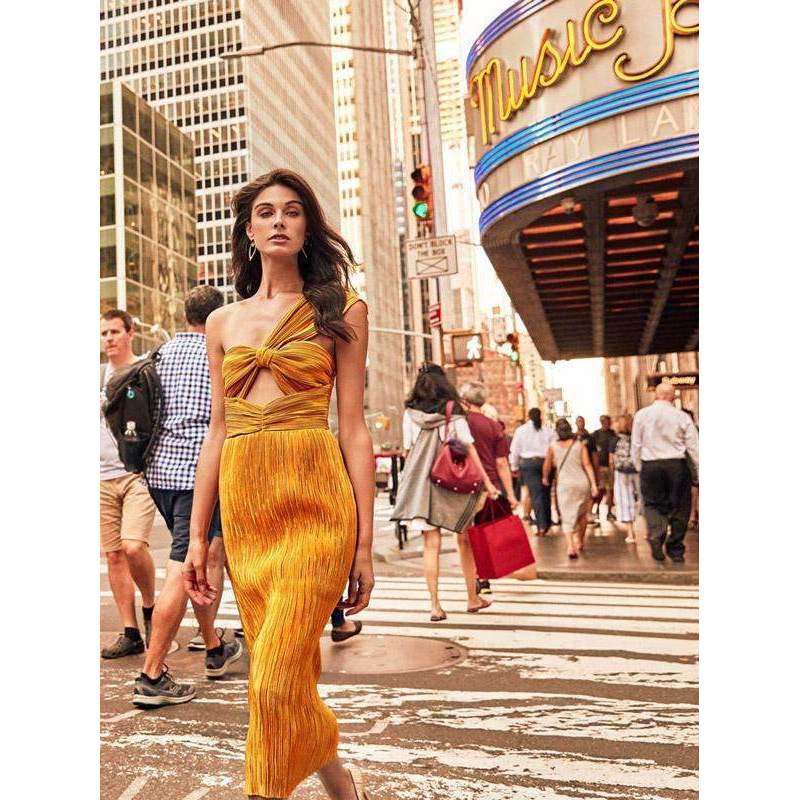 Power Lady Dress Sunset