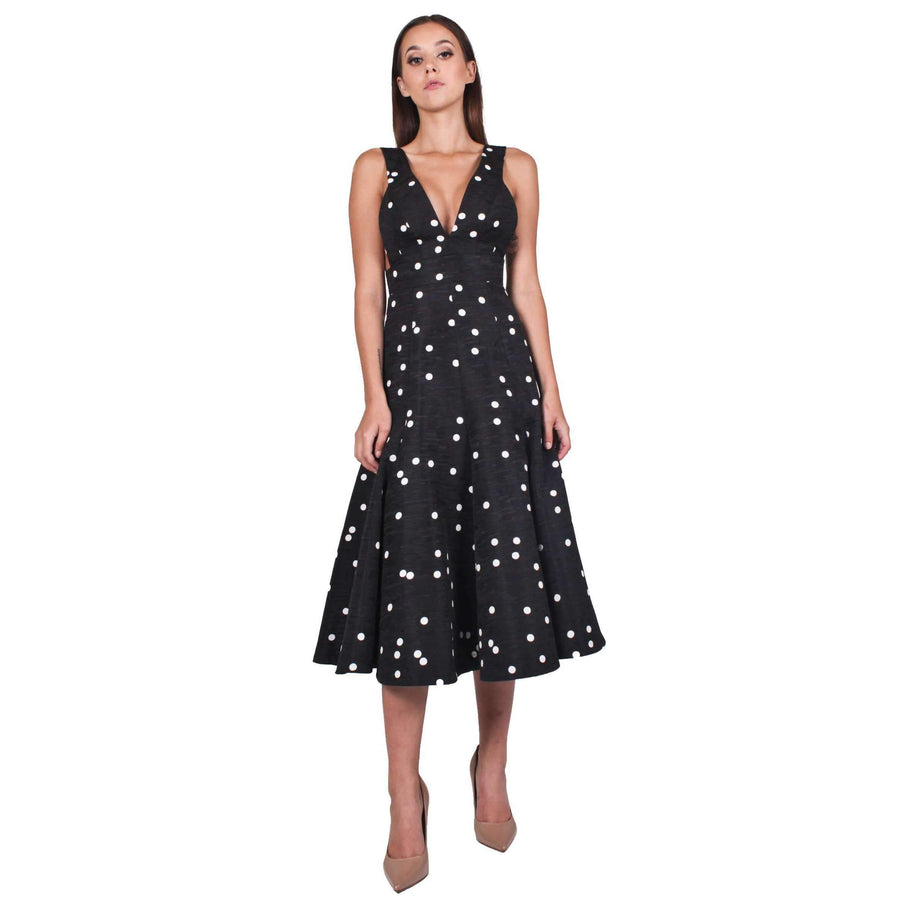 Confetti V-Shape Ball Dress