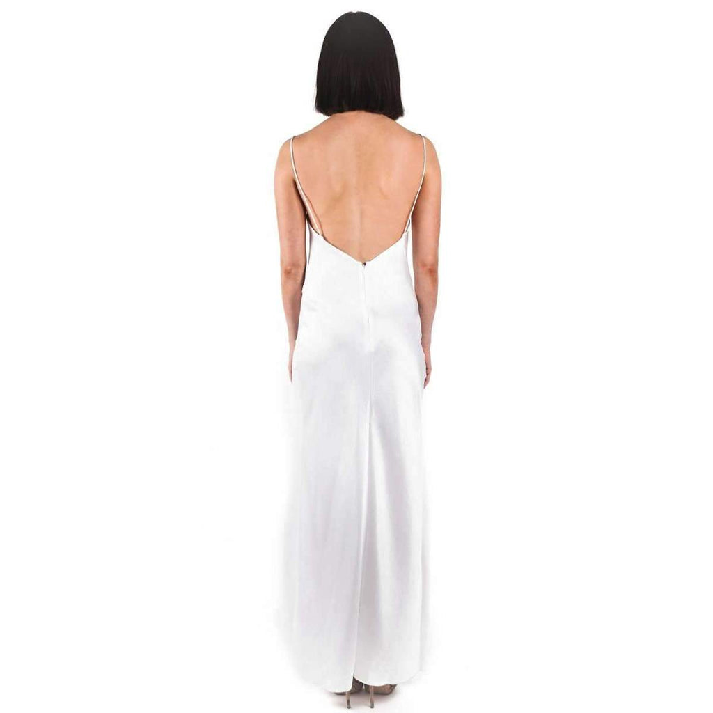 Bowery Slip Dress Cold White
