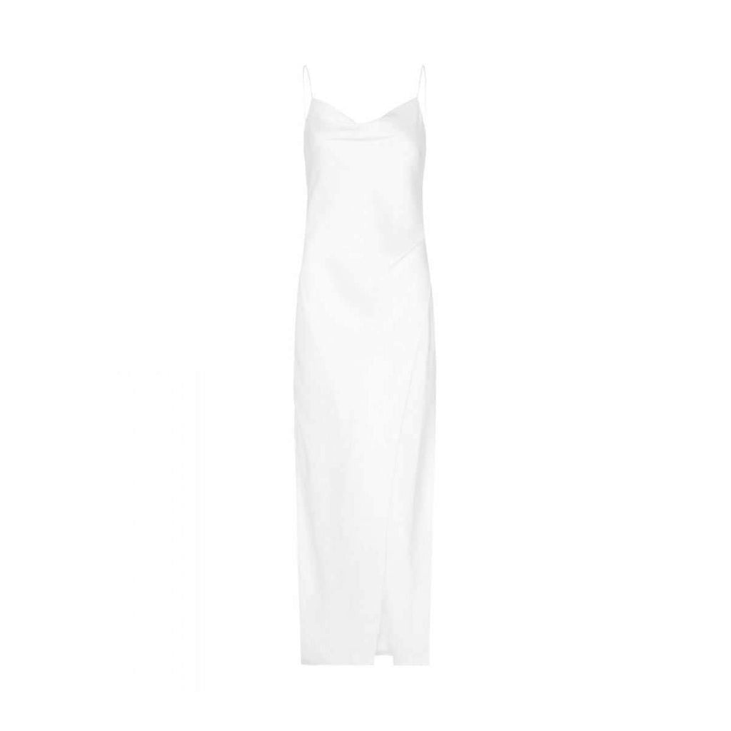 Bowery Slip Dress Cold White