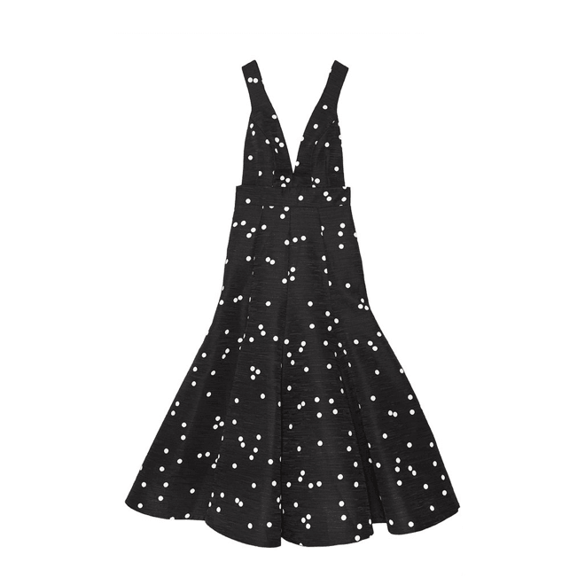 Confetti V-Shape Ball Dress