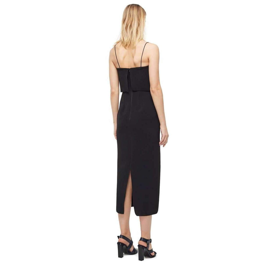 Column Dress Black