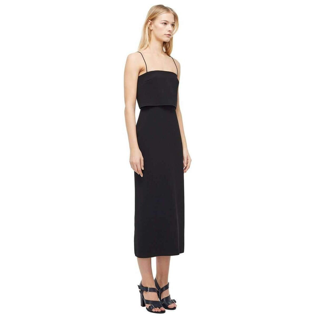 Column Dress Black