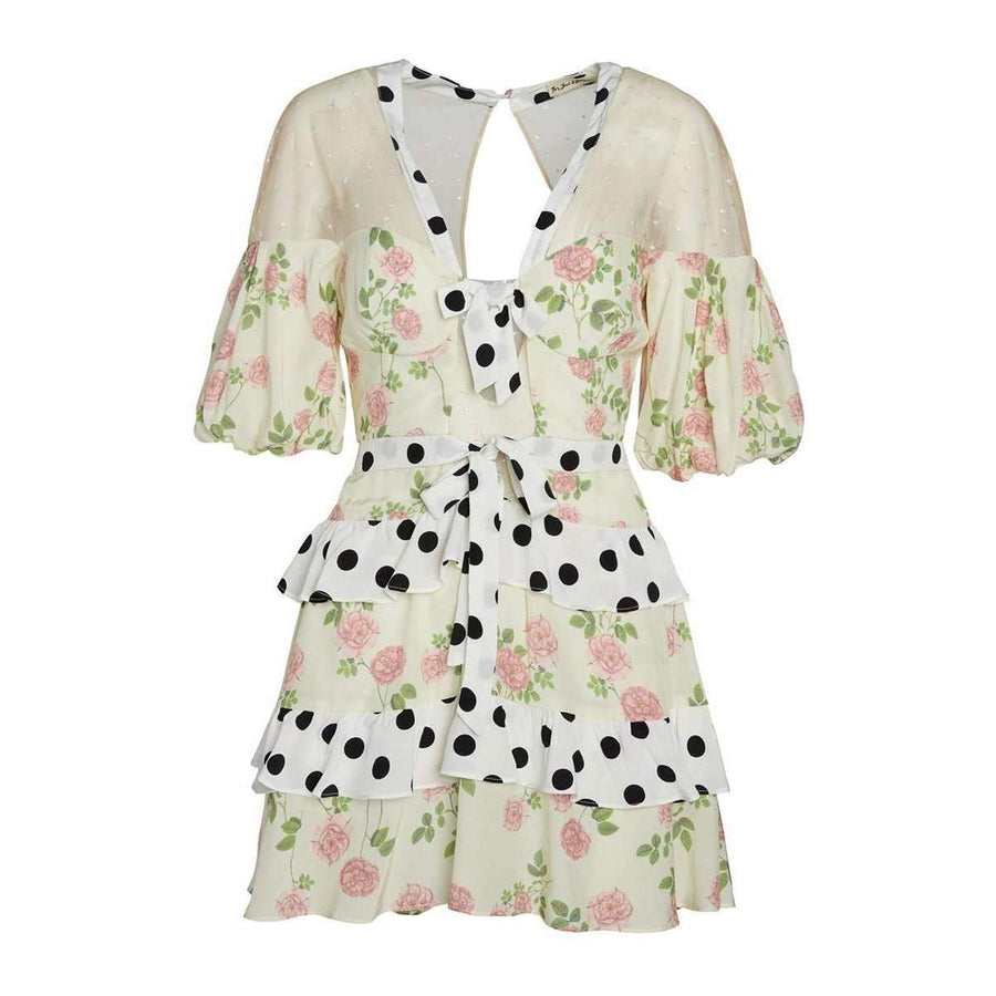 Butterscotch Tiered Mini Dress