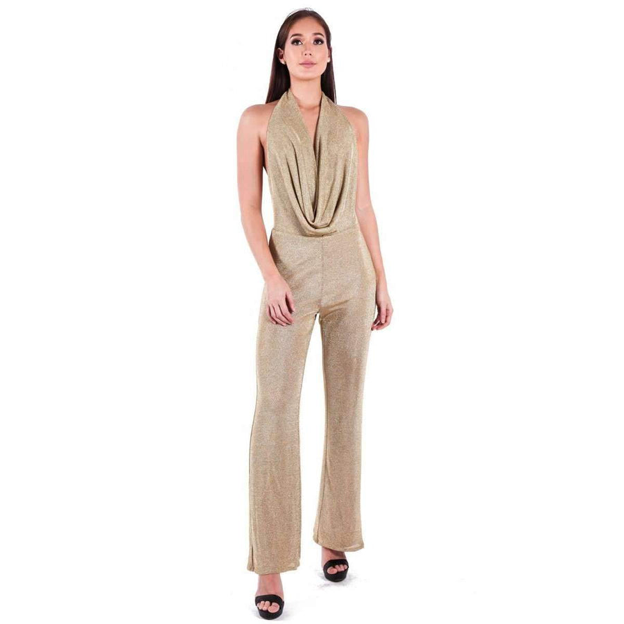 Olivia Wide Leg Mesh Pantsuit