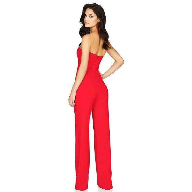 Bisous Jumpsuit Red