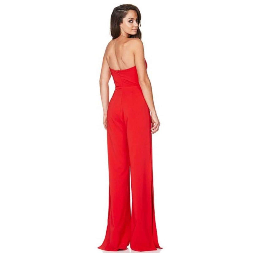 Glamour Jumpsuit Cherry Red