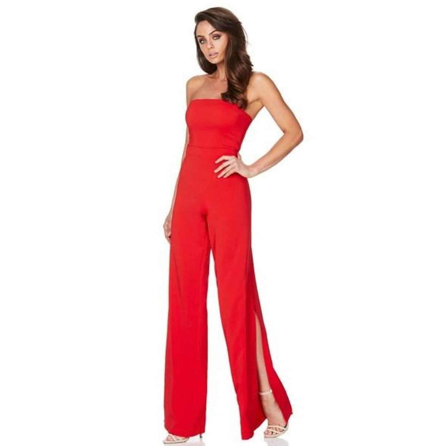 Glamour Jumpsuit Cherry Red