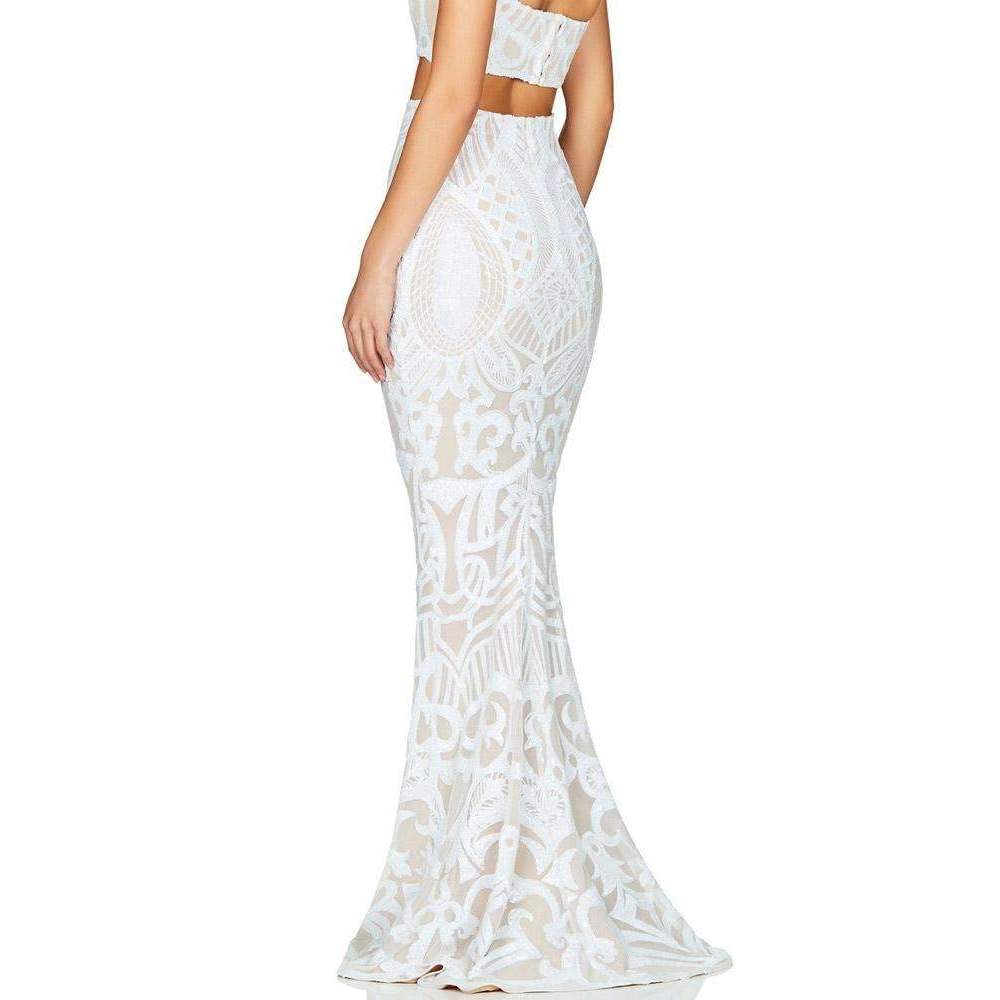 Mon Cherie Sequin Set White