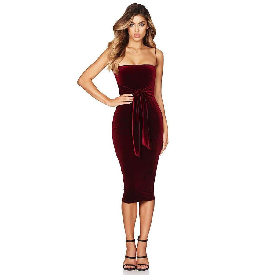 Vamp Velvet Midi Wine