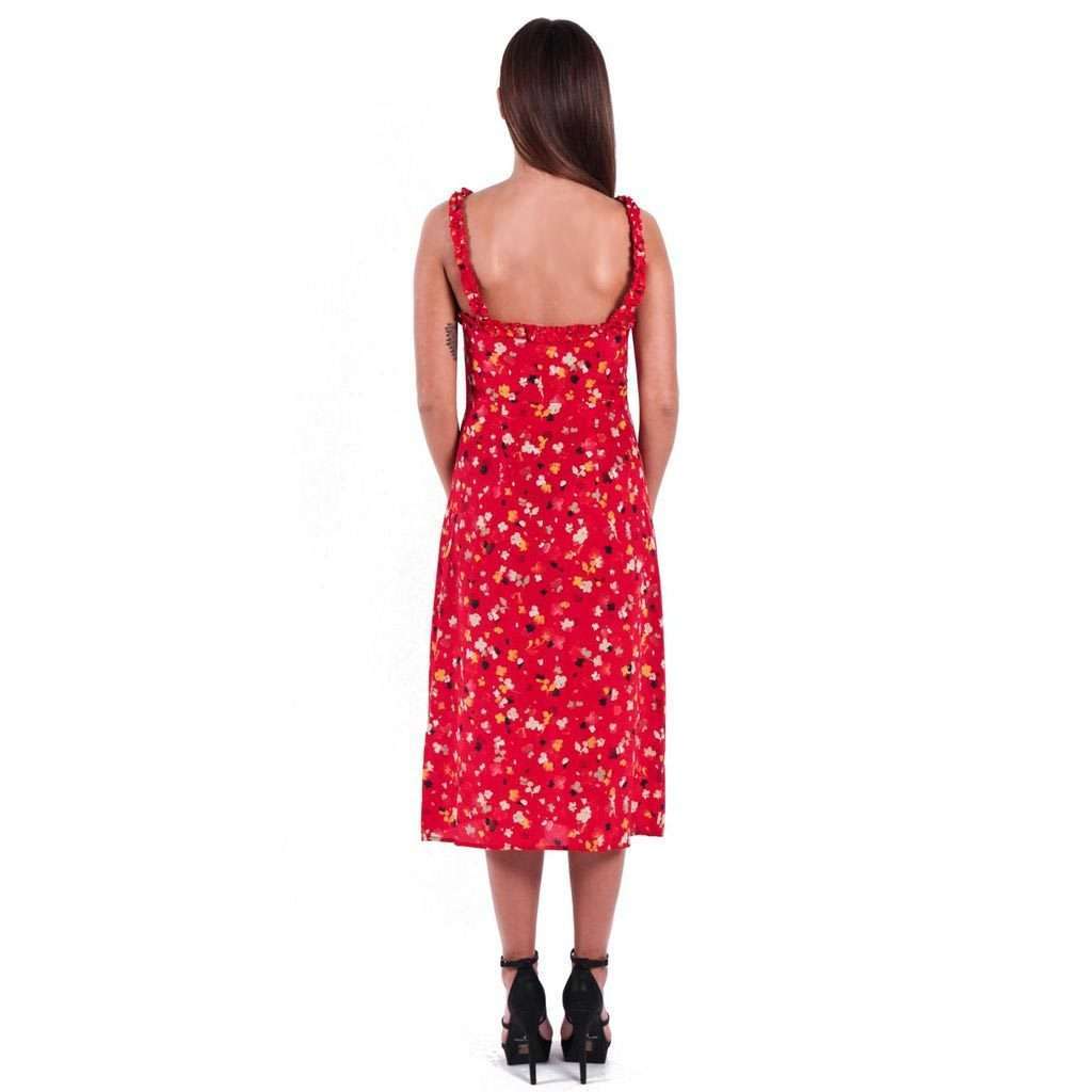 The Juliet Rouge Fleur Dress