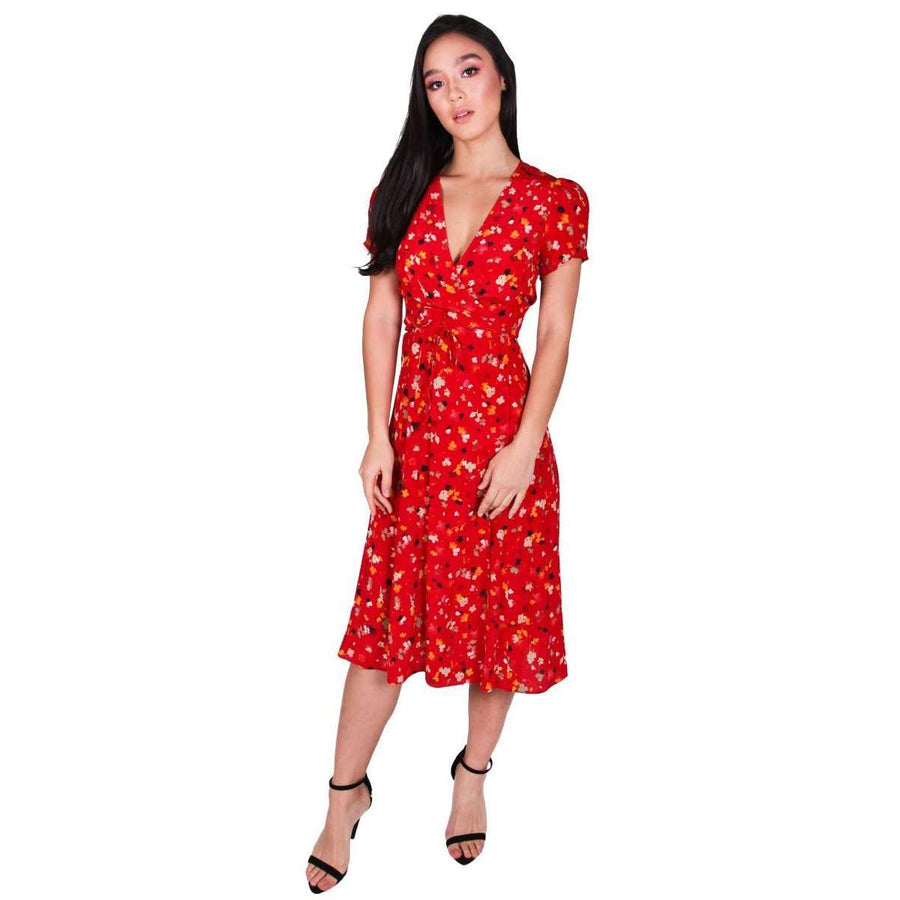The Teale Rouge Fleur Dress