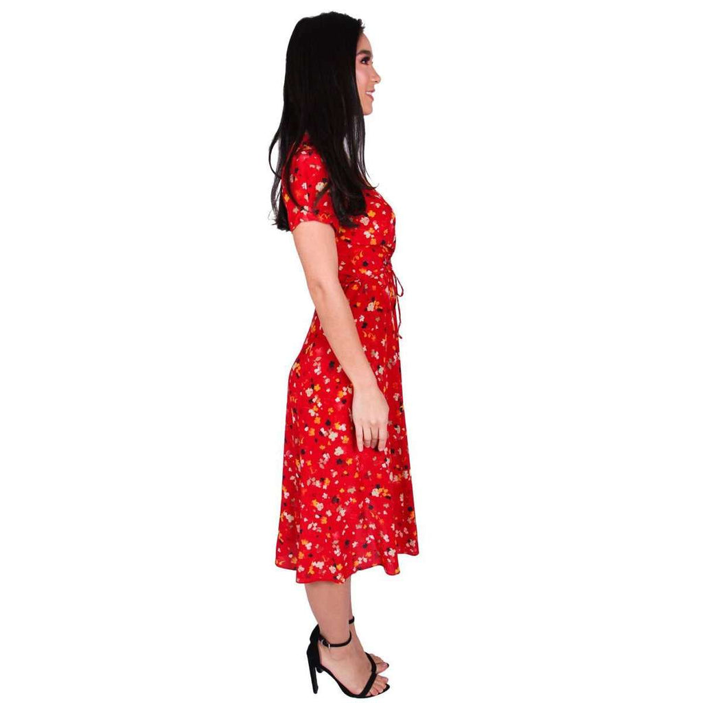 The Teale Rouge Fleur Dress