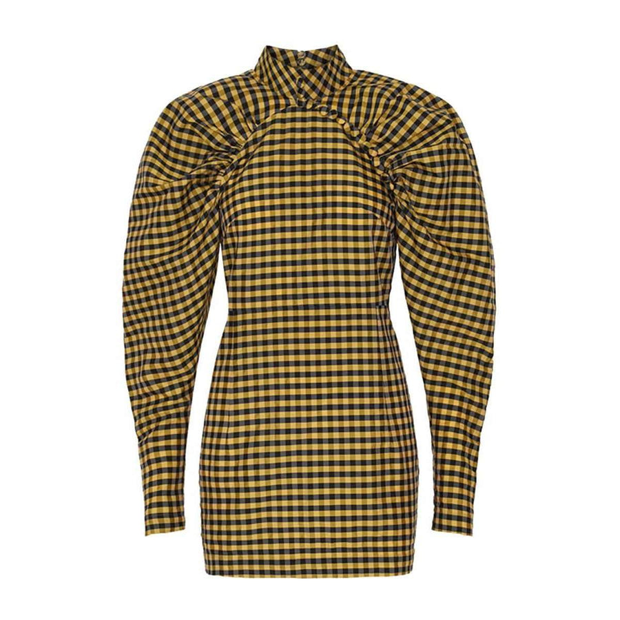 Puff Sleeve Mini Dress Mimosa