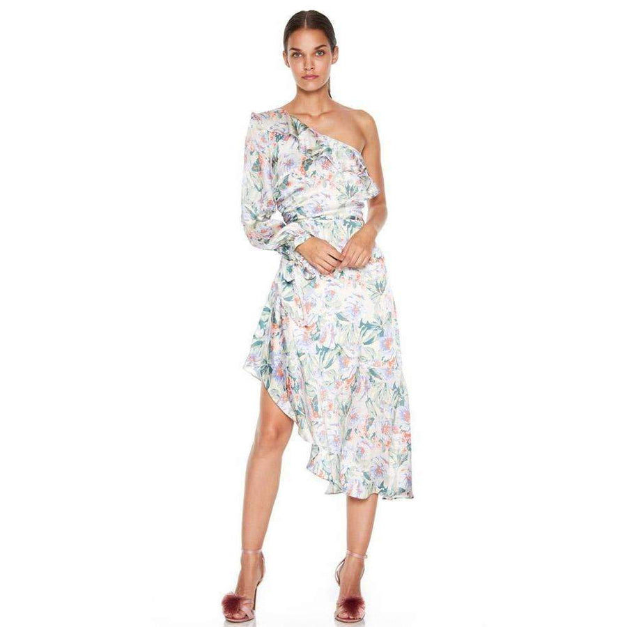 Floral Mist Midi Dress