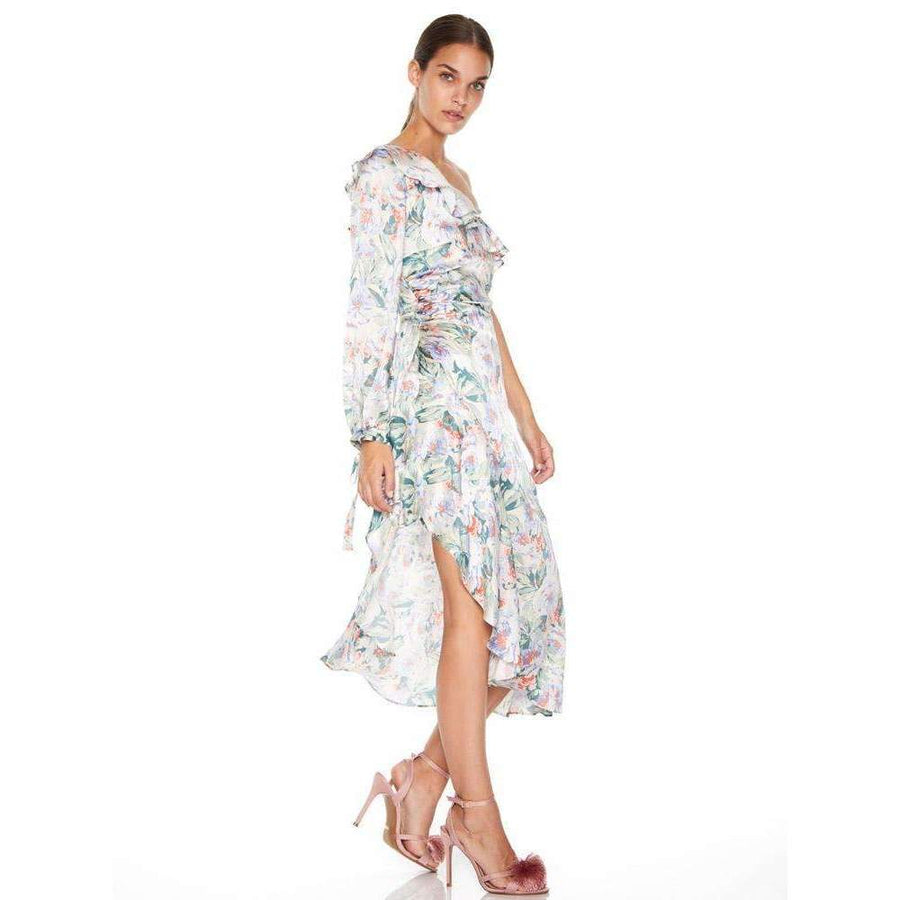 Floral Mist Midi Dress
