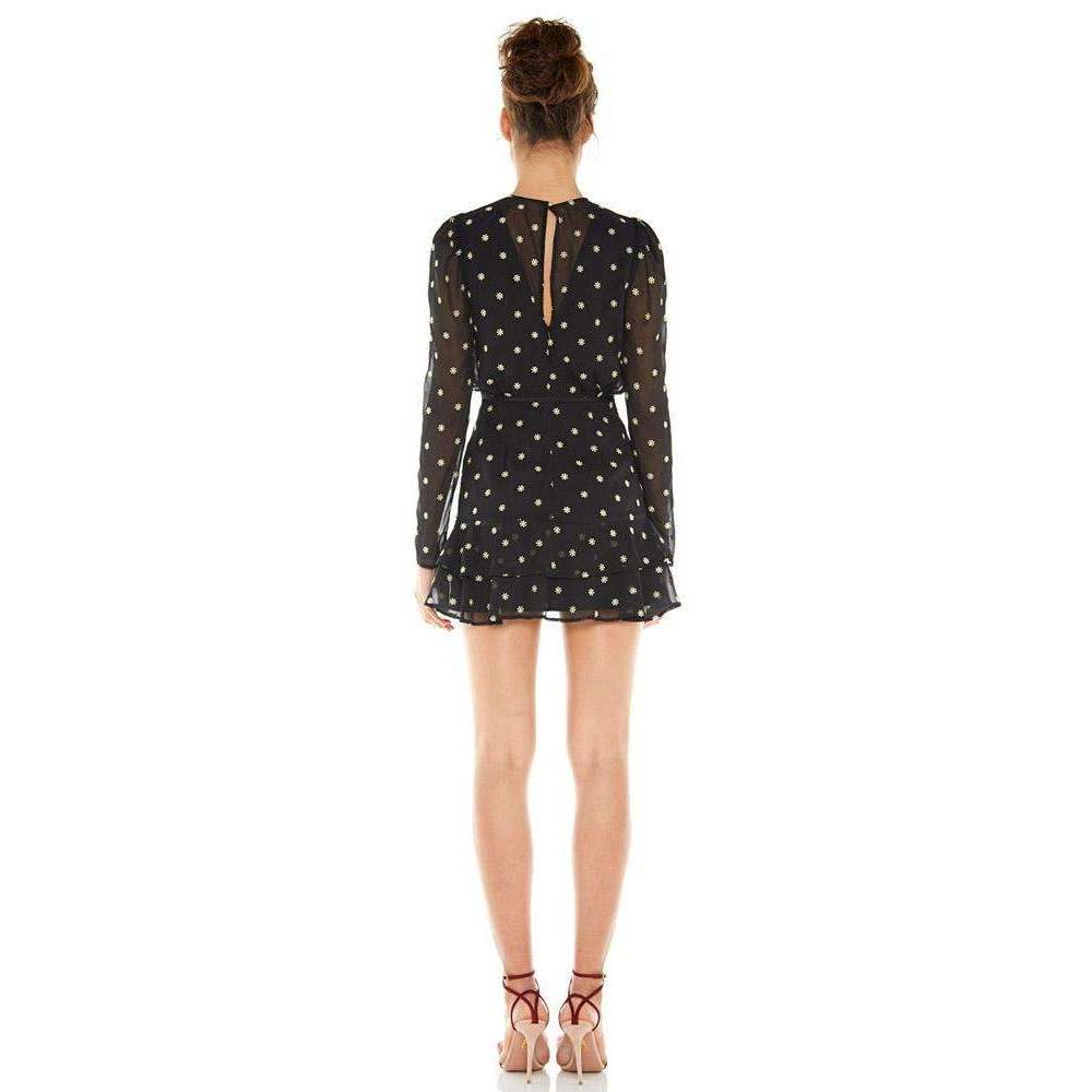 Heart Fire Long Sleeve Mini Dress