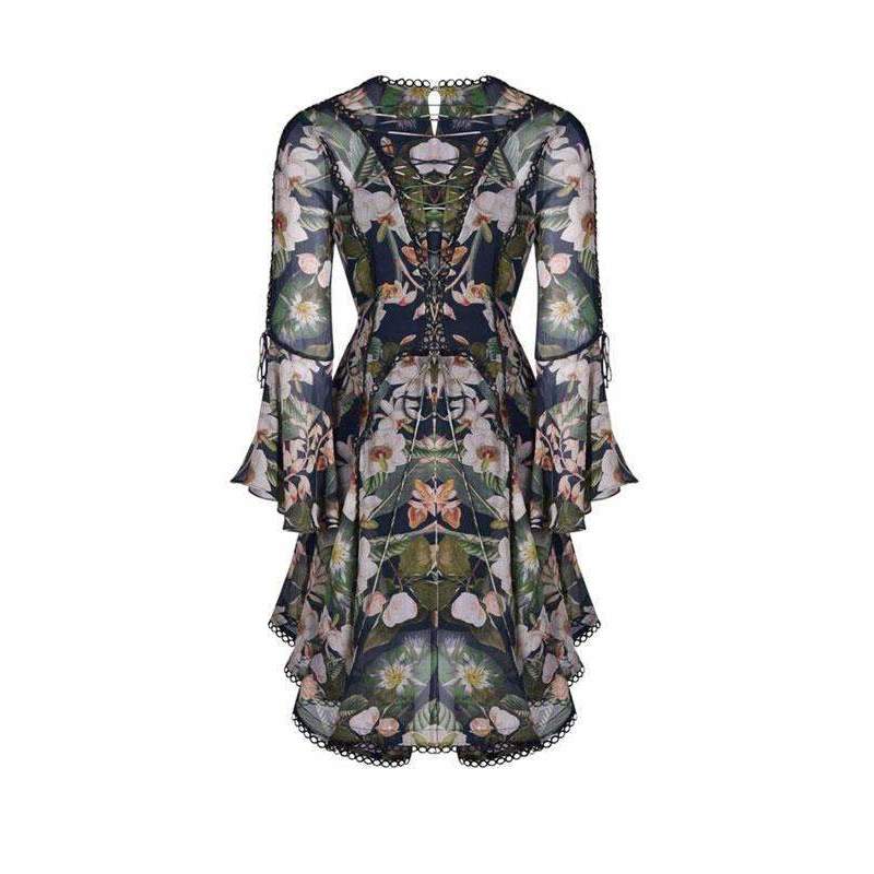 Poppy Paradise Print Dress