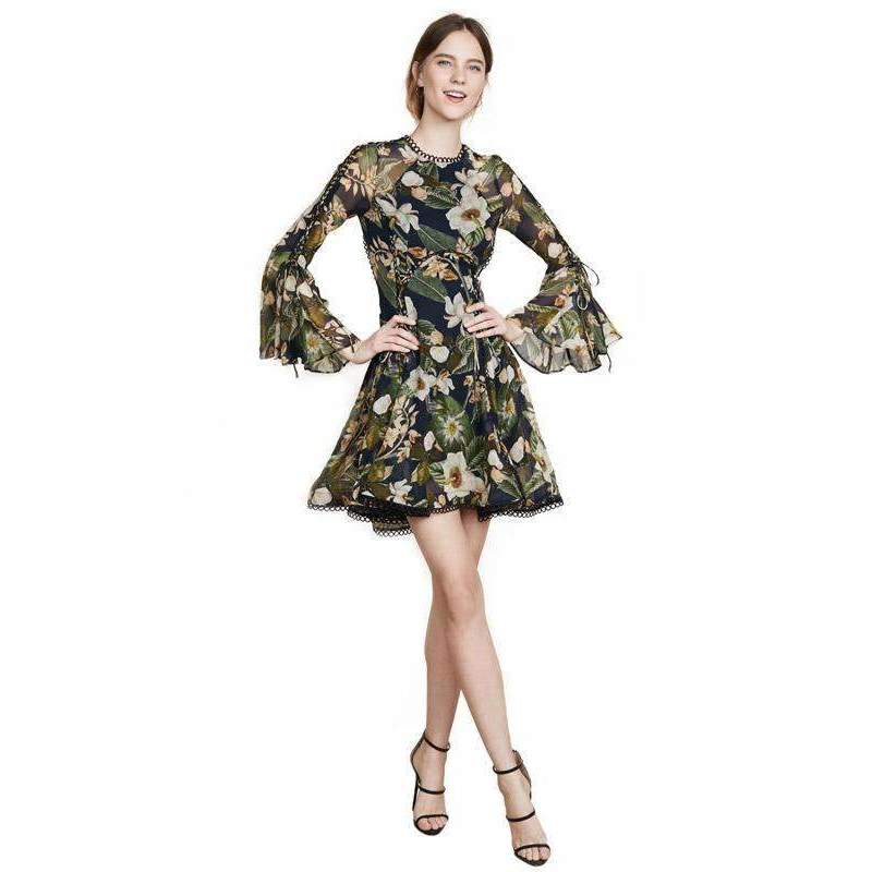 Poppy Paradise Print Dress