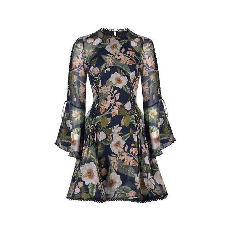 Poppy Paradise Print Dress