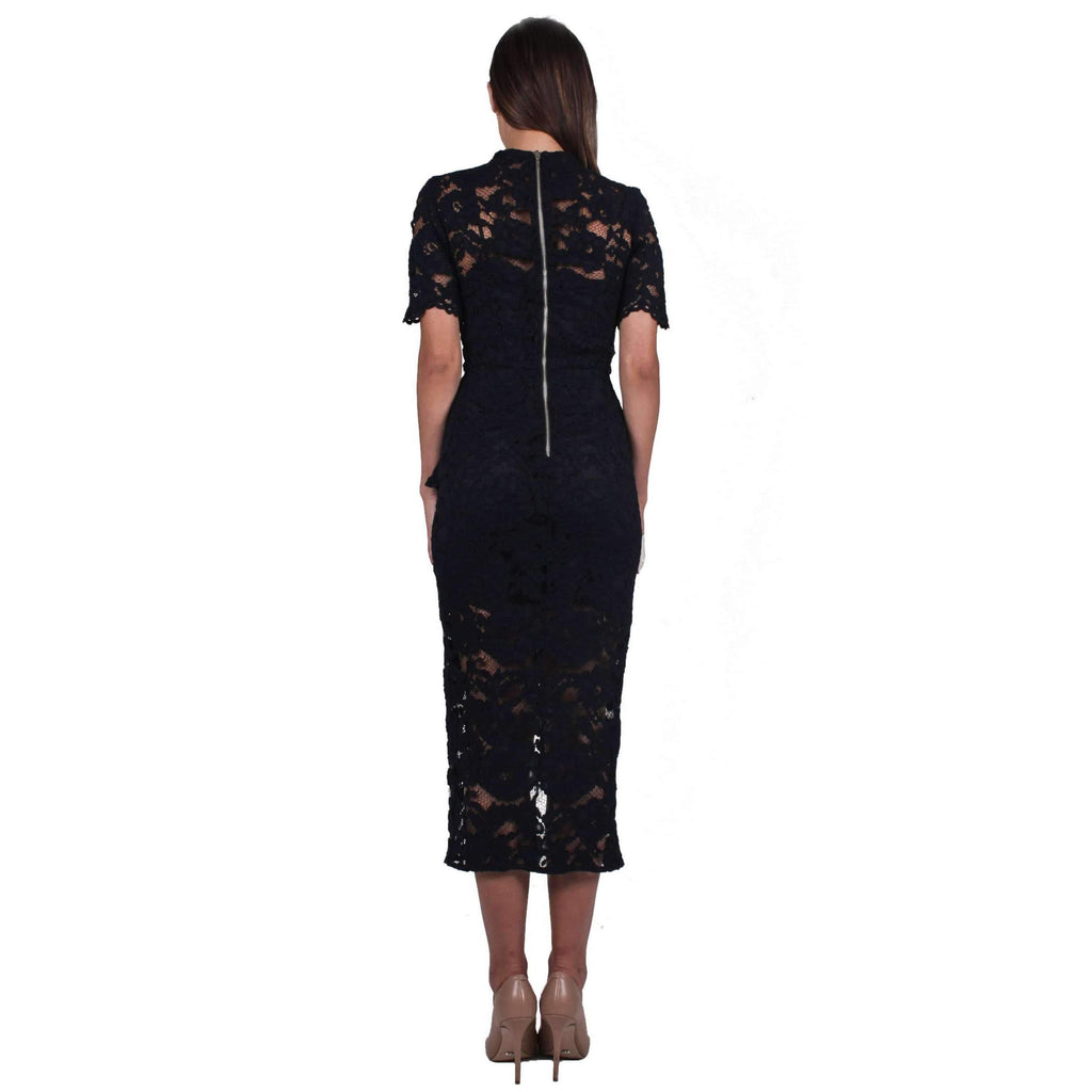 Cornelli Lace Alyssa Dress Navy