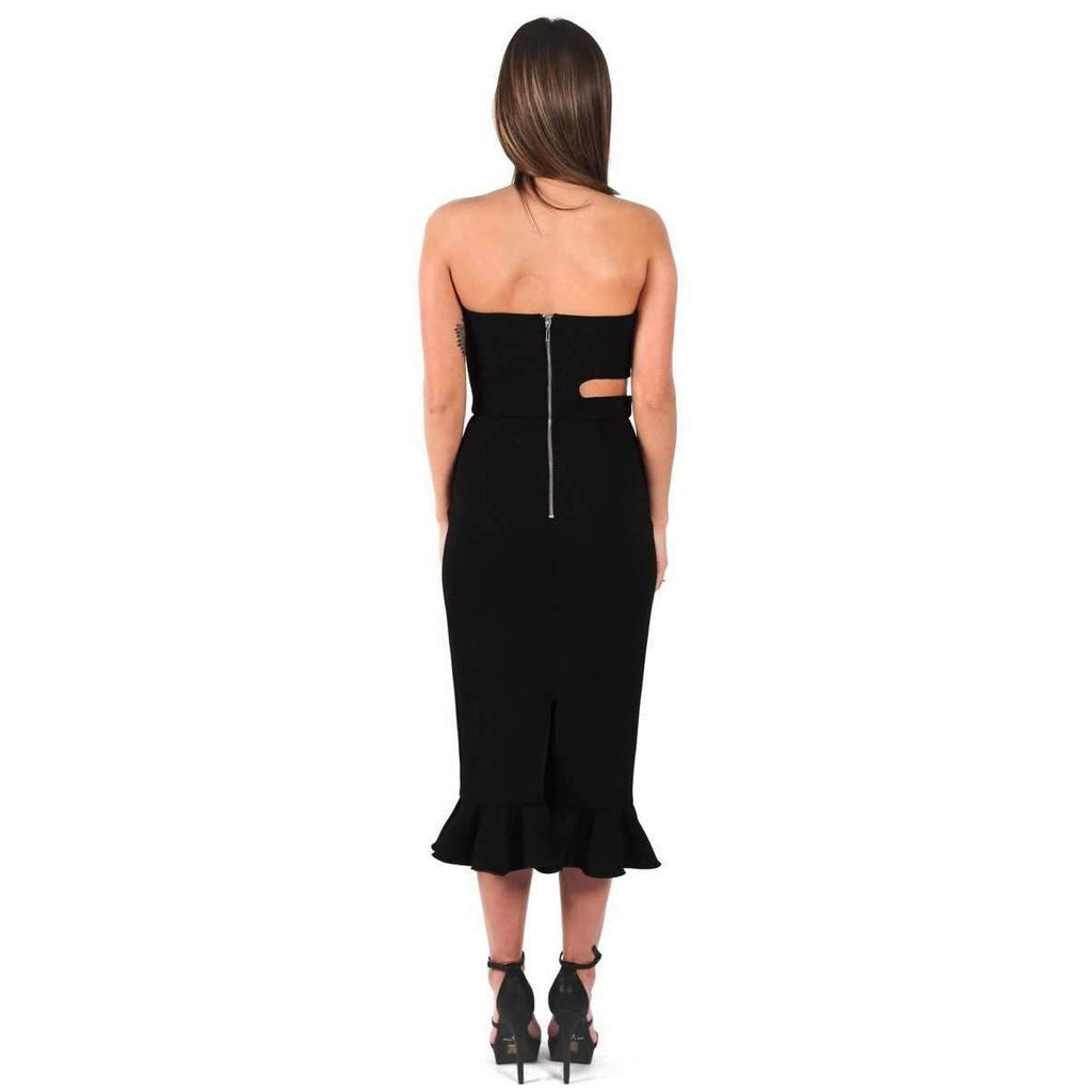 Double Crepe Kaitlin Dress Black