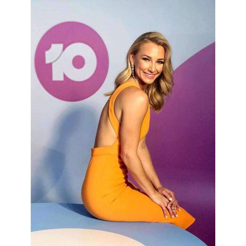 Double Crepe Sophie Dress Mandarine