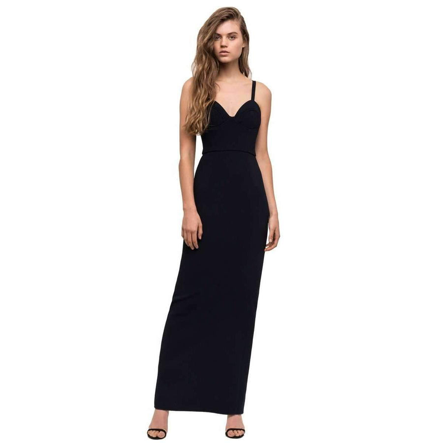 Double Crepe Stella Dress French Navy